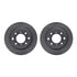 6502-16003 by DYNAMIC FRICTION COMPANY - DFC Brake Rotor with 5000 Advanced Brake Pads