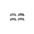 6512-76320 by DYNAMIC FRICTION COMPANY - Brake Rotor with 5000 Brake Pads and Hardware Kit