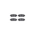6512-76383 by DYNAMIC FRICTION COMPANY - Brake Rotor with 5000 Brake Pads and Hardware Kit