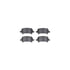6512-76422 by DYNAMIC FRICTION COMPANY - Brake Rotor with 5000 Brake Pads and Hardware Kit