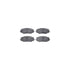 6512-76491 by DYNAMIC FRICTION COMPANY - Brake Rotor with 5000 Brake Pads and Hardware Kit