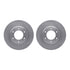 6512-76611 by DYNAMIC FRICTION COMPANY - Brake Rotor with 5000 Brake Pads and Hardware Kit