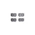 6512-76632 by DYNAMIC FRICTION COMPANY - Brake Rotor with 5000 Brake Pads and Hardware Kit