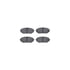 6512-80067 by DYNAMIC FRICTION COMPANY - Brake Rotor with 5000 Brake Pads and Hardware Kit