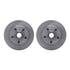 6512-99310 by DYNAMIC FRICTION COMPANY - Brake Rotor with 5000 Brake Pads and Hardware Kit