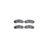 6512-99493 by DYNAMIC FRICTION COMPANY - Brake Rotor with 5000 Brake Pads and Hardware Kit