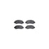 6512-99723 by DYNAMIC FRICTION COMPANY - Brake Rotor with 5000 Brake Pads and Hardware Kit