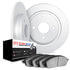 6602-13409 by DYNAMIC FRICTION COMPANY - Rotors with 5000 Euro Ceramic Brake Pads