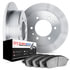 6602-16007 by DYNAMIC FRICTION COMPANY - Rotors with 5000 Euro Ceramic Brake Pads