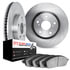 6602-73251 by DYNAMIC FRICTION COMPANY - Rotors with 5000 Euro Ceramic Brake Pads