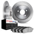 6602-74046 by DYNAMIC FRICTION COMPANY - Rotors with 5000 Euro Ceramic Brake Pads