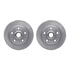 6602-74046 by DYNAMIC FRICTION COMPANY - Rotors with 5000 Euro Ceramic Brake Pads