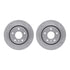 6612-11003 by DYNAMIC FRICTION COMPANY - Rotors with 5000 Euro Ceramic Brake Pads includes Hardware