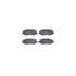6612-11023 by DYNAMIC FRICTION COMPANY - Rotors with 5000 Euro Ceramic Brake Pads includes Hardware