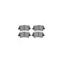 6612-11095 by DYNAMIC FRICTION COMPANY - Rotors with 5000 Euro Ceramic Brake Pads includes Hardware
