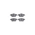 6612-20066 by DYNAMIC FRICTION COMPANY - Rotors with 5000 Euro Ceramic Brake Pads includes Hardware