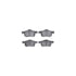 6612-27127 by DYNAMIC FRICTION COMPANY - Rotors with 5000 Euro Ceramic Brake Pads includes Hardware