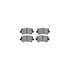 6612-27162 by DYNAMIC FRICTION COMPANY - Rotors with 5000 Euro Ceramic Brake Pads includes Hardware
