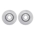 6612-27207 by DYNAMIC FRICTION COMPANY - Rotors with 5000 Euro Ceramic Brake Pads includes Hardware