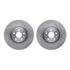 6612-27227 by DYNAMIC FRICTION COMPANY - Rotors with 5000 Euro Ceramic Brake Pads includes Hardware