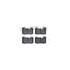 6612-32033 by DYNAMIC FRICTION COMPANY - Rotors with 5000 Euro Ceramic Brake Pads includes Hardware