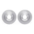 6612-32049 by DYNAMIC FRICTION COMPANY - Rotors with 5000 Euro Ceramic Brake Pads includes Hardware