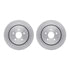6612-42007 by DYNAMIC FRICTION COMPANY - Rotors with 5000 Euro Ceramic Brake Pads includes Hardware