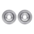 6612-42049 by DYNAMIC FRICTION COMPANY - Rotors with 5000 Euro Ceramic Brake Pads includes Hardware