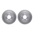 6612-45003 by DYNAMIC FRICTION COMPANY - Rotors with 5000 Euro Ceramic Brake Pads includes Hardware