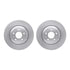 6612-46025 by DYNAMIC FRICTION COMPANY - Rotors with 5000 Euro Ceramic Brake Pads includes Hardware