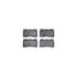 6612-46082 by DYNAMIC FRICTION COMPANY - Rotors with 5000 Euro Ceramic Brake Pads includes Hardware