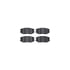 6612-46089 by DYNAMIC FRICTION COMPANY - Rotors with 5000 Euro Ceramic Brake Pads includes Hardware