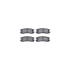 6612-52007 by DYNAMIC FRICTION COMPANY - Rotors with 5000 Euro Ceramic Brake Pads includes Hardware