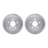 6612-52007 by DYNAMIC FRICTION COMPANY - Rotors with 5000 Euro Ceramic Brake Pads includes Hardware