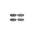 6612-54046 by DYNAMIC FRICTION COMPANY - Rotors with 5000 Euro Ceramic Brake Pads includes Hardware