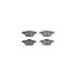 6612-54071 by DYNAMIC FRICTION COMPANY - Rotors with 5000 Euro Ceramic Brake Pads includes Hardware