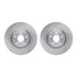 6612-54079 by DYNAMIC FRICTION COMPANY - Rotors with 5000 Euro Ceramic Brake Pads includes Hardware