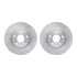 6612-54103 by DYNAMIC FRICTION COMPANY - Rotors with 5000 Euro Ceramic Brake Pads includes Hardware