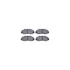 6612-58019 by DYNAMIC FRICTION COMPANY - Rotors with 5000 Euro Ceramic Brake Pads includes Hardware