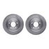 6612-58019 by DYNAMIC FRICTION COMPANY - Rotors with 5000 Euro Ceramic Brake Pads includes Hardware
