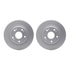 6612-59038 by DYNAMIC FRICTION COMPANY - Rotors with 5000 Euro Ceramic Brake Pads includes Hardware