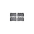 6612-59030 by DYNAMIC FRICTION COMPANY - Rotors with 5000 Euro Ceramic Brake Pads includes Hardware