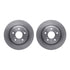 6612-59034 by DYNAMIC FRICTION COMPANY - Rotors with 5000 Euro Ceramic Brake Pads includes Hardware