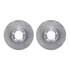 6612-63010 by DYNAMIC FRICTION COMPANY - Rotors with 5000 Euro Ceramic Brake Pads includes Hardware