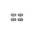 6612-63111 by DYNAMIC FRICTION COMPANY - Rotors with 5000 Euro Ceramic Brake Pads includes Hardware