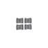 6612-63143 by DYNAMIC FRICTION COMPANY - Rotors with 5000 Euro Ceramic Brake Pads includes Hardware