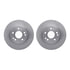 6612-63143 by DYNAMIC FRICTION COMPANY - Rotors with 5000 Euro Ceramic Brake Pads includes Hardware