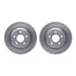 6612-63217 by DYNAMIC FRICTION COMPANY - Rotors with 5000 Euro Ceramic Brake Pads includes Hardware