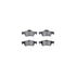 6612-63217 by DYNAMIC FRICTION COMPANY - Rotors with 5000 Euro Ceramic Brake Pads includes Hardware