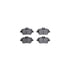 6612-63355 by DYNAMIC FRICTION COMPANY - Rotors with 5000 Euro Ceramic Brake Pads includes Hardware